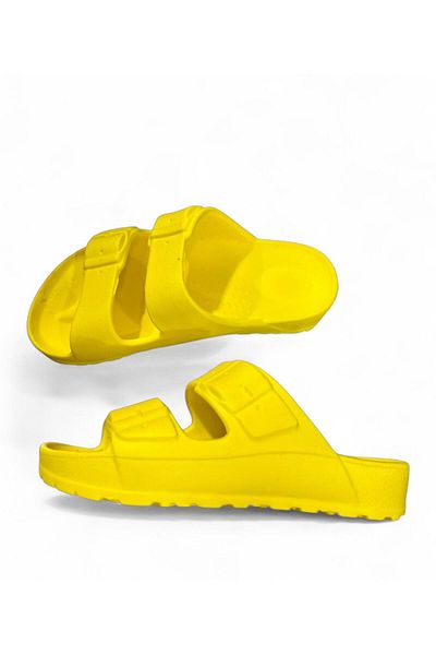 Minamoda Gzr Eva Sole Girls Boys Summer Slippers Double Buckle Unisex Slippers