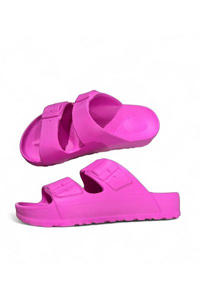 Minamoda Gzr Eva Sole Girls Boys Summer Slippers Double Buckle Unisex Slippers
