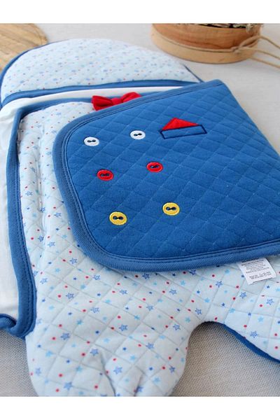RUBY BOUTİQUE Newborn Baby Boy Swaddle Blue