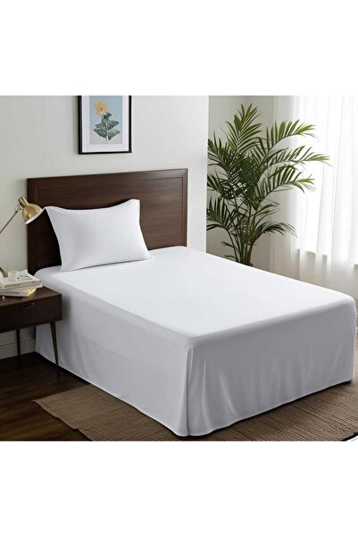 vippazar Single fitted sheet white cotton 160.240 size