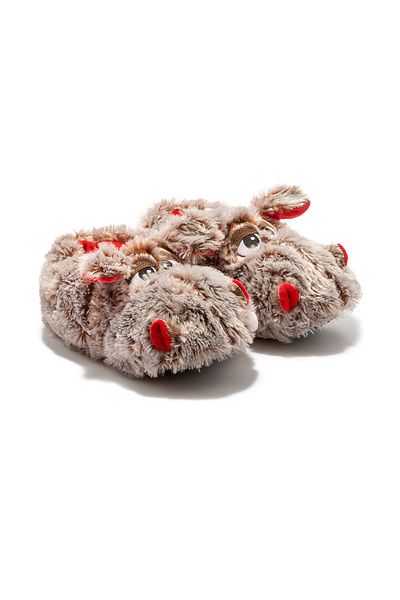 Twigy Carmen Unisex Animal Slippers Grey 36/43