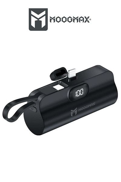 MOOGMAX 2-in-1 Super Tiny Size Mini Power Bank 5000mAh