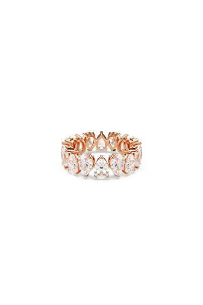 Swarovski 5690091 Swarovski Yüzük Re Matrıx:Rıng Whıte/Ros 55