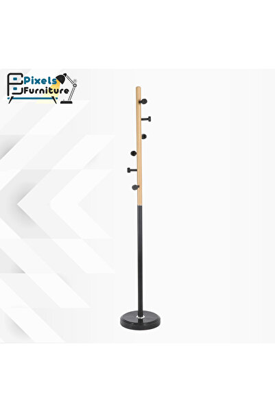 PixelsFurniture Pixel Furniture Modern Design Metal Clothes Hanger with 6 Hoo...