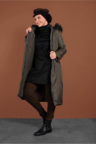 Alvina Swallow Collar Velvet Tunic 40336