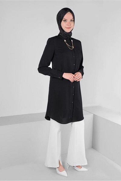 Alvina BUTTONED TUNIC WITH CHAIN DETAIL 43668