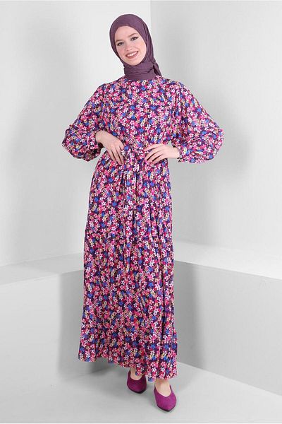 Alvina ROCHIE DE CREPE CU FLOR 43658