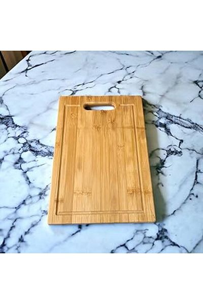 Hepta Collection Bamboo Cutting Board Antibacterial Washable Chopping Board Rectangular 34X24 cm