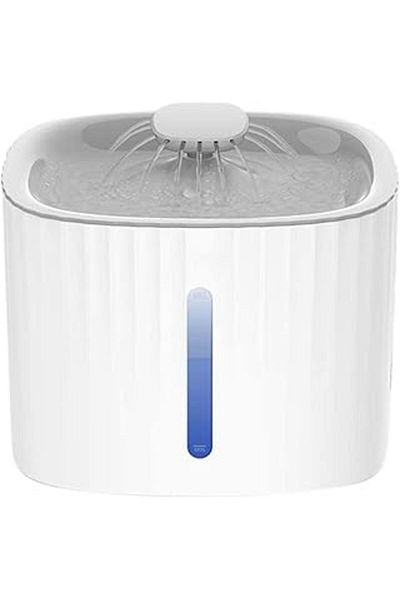 UDMK STORE Streak Cat Dog Water Dispenser Automatic Water Dispenser for Pets with Led Light 3 Liter Capacity