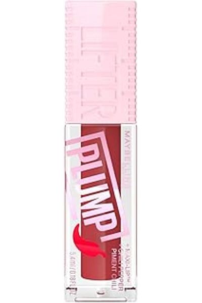 Mu Art Maybelline New York Lifter Plump Lip Gloss- 006 Hot Chili
