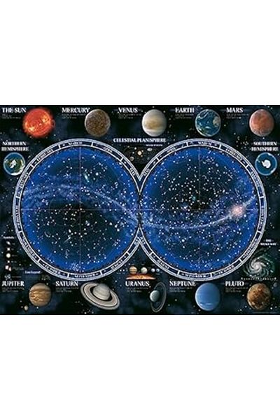 STOREMAX Ravensburger 1500p puzzle sky map, jigsaw puzzle