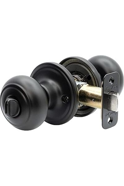 STOREMAX Copper Creek Ck2030Bc Colonial Door Knob, Vision Protection Function, 1 Pack, Black