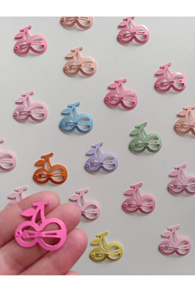 MutluBiDünya 6 Adet Kiraz Çıtçıt Toka Yenidoğan Tokası Saçsız Bebek Tokası Az...