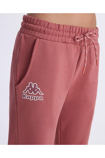 Kappa Logo Fres Tour Women's Dusty Rose Oversize Fit Sweatpants