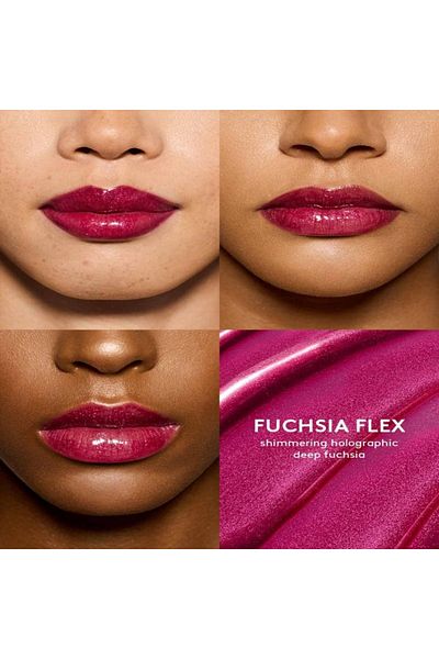 FENTY BEAUTY Gloss Bomb Universal Lip Luminizer – Fuchsia Flex, Shimmering Holographic 9 ml