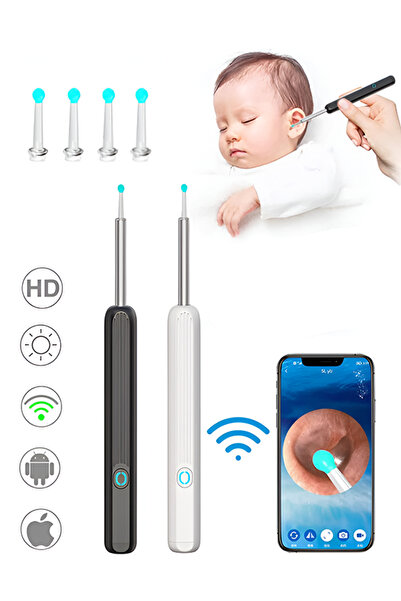 NATFIRE WIFI Otoscope Ear Wax Removal Kit NE3 | 1080P HD Camera | 6 LED | iPh...
