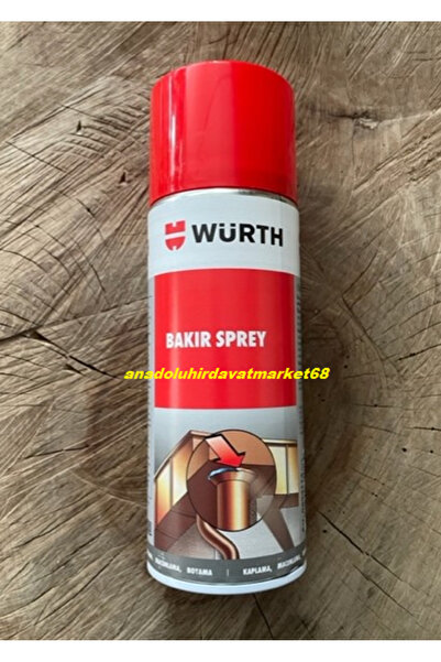 Würth Yüksek Kalite 400ml Bakır Sprey Boya Mat Bakır Renk Germany