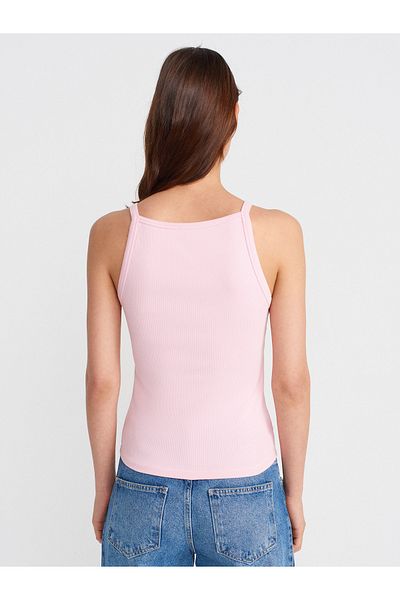 Dilvin 21055 Strappy Tank-Top Dusty Pink