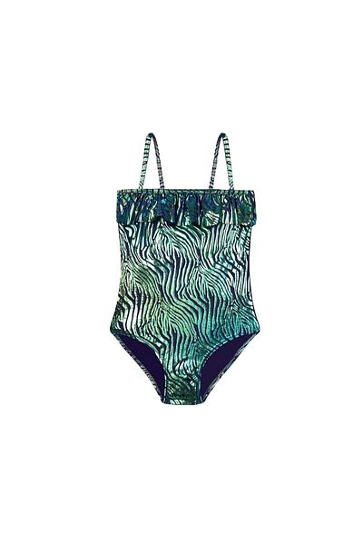 SLIPSTOP Britney Girl's Swimsuit Green Sm 2514000613