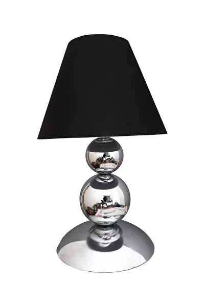 Fer Avize Nesrin Table Lamp Modern Design Wired Lampshade Night Light with Fabric Hat