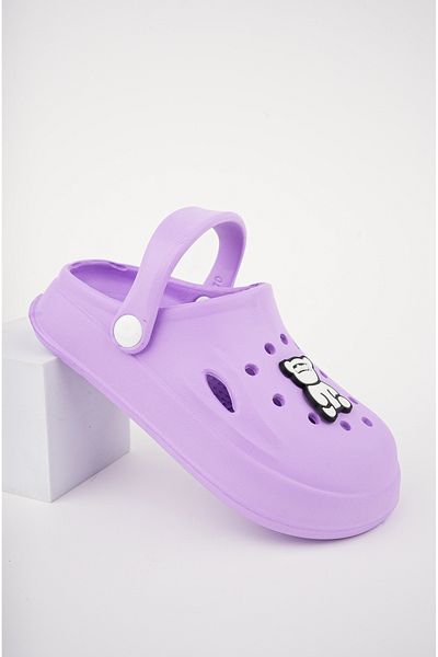 Slipcat Unisex dětské sandály-pantofle s figurální samolepkou