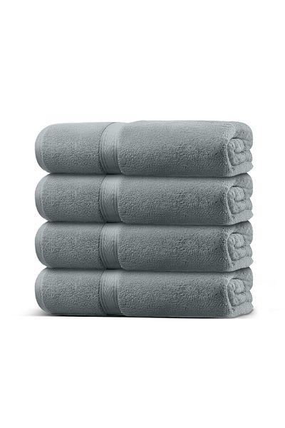 Hotel Linen Klub 600-GSM Cotton Terry Bath Towel Set - Soft & Highly Absorbent, Quick-Dry