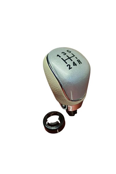 FVR Fiesta 2008- 2017 5 Compatible Beige Color Leather Gear Shift Knob