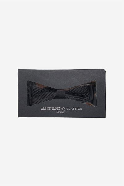 ALTINYILDIZ CLASSICS Men's Black Bow Tie
