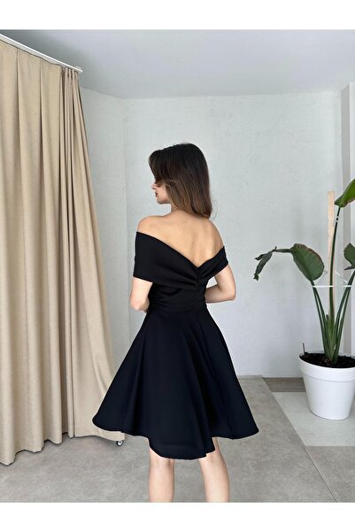 Mooi Butik Μίνι Φόρεμα MORENO 5032 - Μαύρο