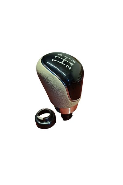 FVR For Ford Focus 2008-2014 Gear Shift Knob Beige Color Leather Covering