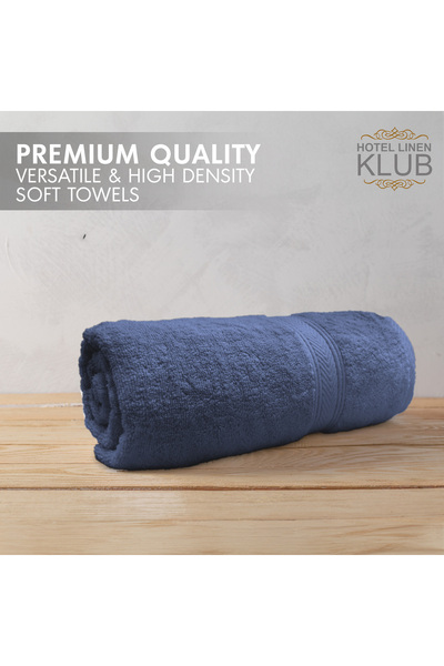 Hotel Linen Klub 600-GSM Cotton Terry Bath Towel Set - Soft & Highly Absorbent, Quick-Dry