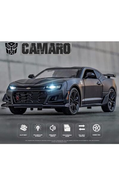 SECTOYS Chevrolet Camaro 1:24 Diecast Araba Işıklı Sesli Kapıları Açılır Chev...
