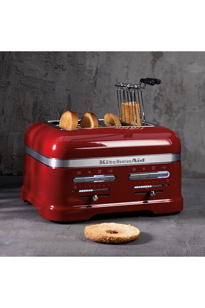 Kitchenaid - Candy Apple Artisan 4-Slot Toaster 5KMT4205BCA