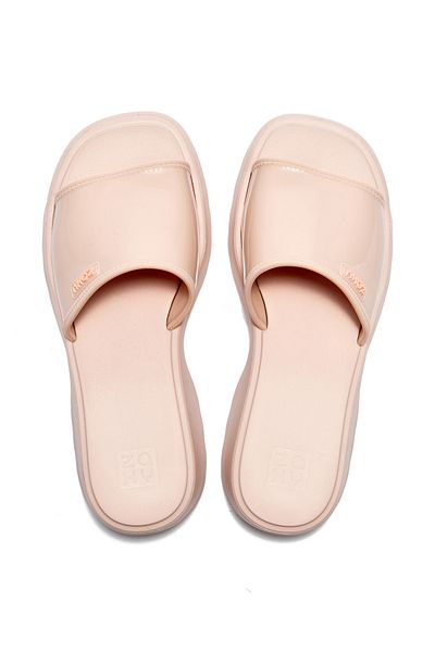 ZAXY Wave Ad Women's Slippers - Light Powder, Size 35/40