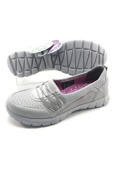 Forelli Lisa-g Anatomic Gray Textile Walking Shoes