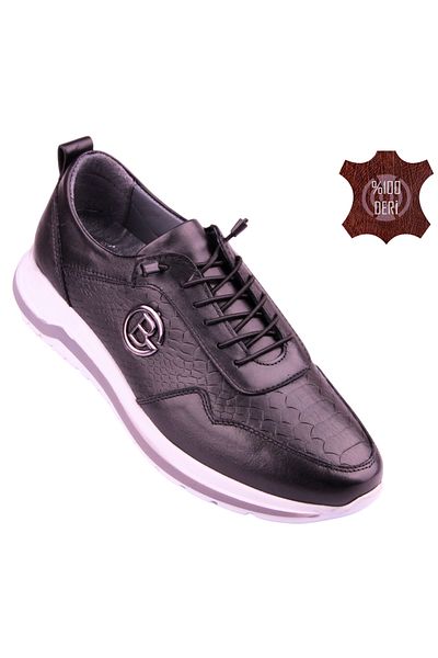 DETECTOR Genuine Leather • Special Textured Design • Orthopedic Ultra Light Men's Shoes (Premium Series)