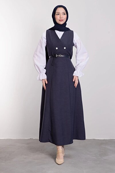 İKLİM LİFE Φόρεμα με κουμπιά με λαιμόκοψη σε σχήμα V