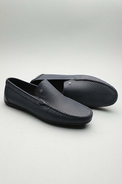 Gondol Loafer clasic pentru bărbați din piele naturală bleumarin 41 Ttx.601159