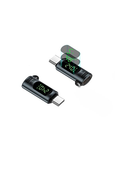 LivX Type C to Type C 240W 80Gbps Dijital Göstergeli Şarj ve Veri Aktarımı OTGJK