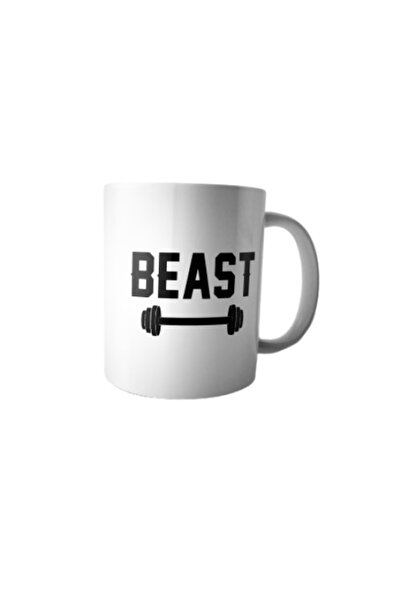 OEM Cană albă personalizată „Bestia”, INOVATIX®. 330ml