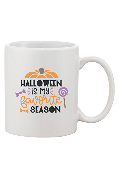 OEM Cană albă personalizată „Halloween este anotimpul meu preferat”, INOVATIX...