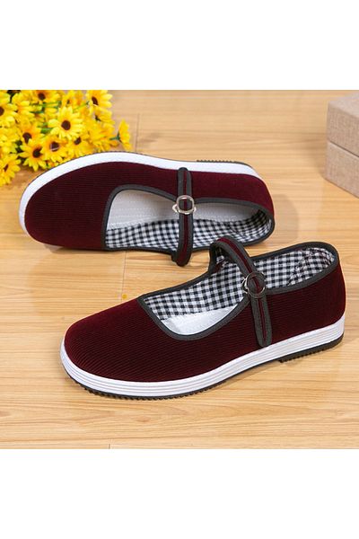 Muchmy Non-slip And Comfortable Women Shoes Soft Suede Material Girls Flats