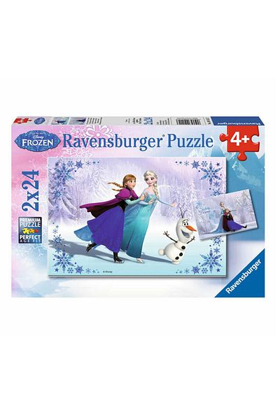 RAVENSBURGER لغز والت ديزني فروزن 2x24 قطعة -091157