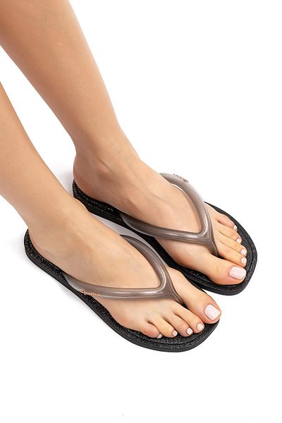 İpanema Papuci de damă Black Puffer Day - Flip Flops, mărimea 35/42