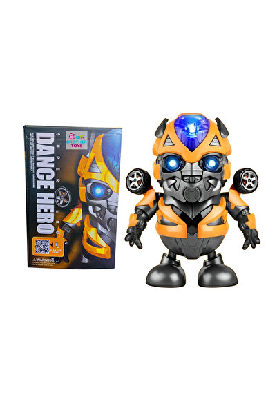 Brother Toys Dans Eden Bumblebee Işıklı Müzikli Dansçı Robot Bumble Bee Transformer 20 Cm.