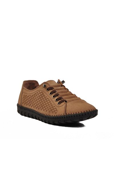 AYAKMOD A-255 m Sand Nubuck Genuine Leather Men's Casual Shoes