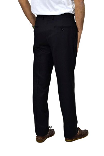 KAMER Men's Pleated Classic Fabric Trousers P1174 Bgl-St04410