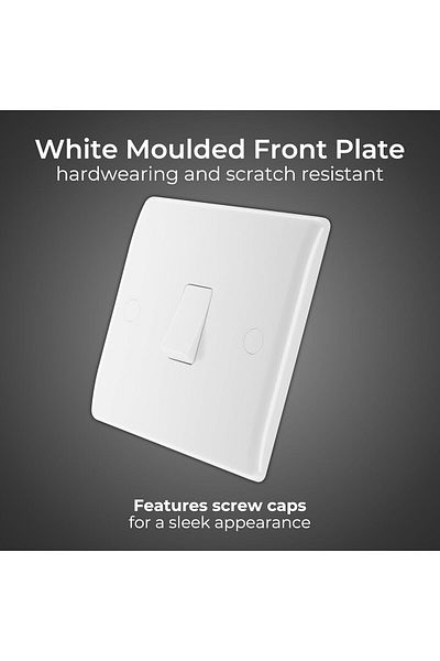 modi 1 Gang 2-Way Switch - Premium Quality Electrical Wall Switch for Home and Office