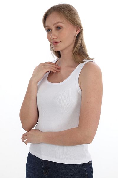 monox Women's Ribbed Lycra Cotton Strappy Tank Top