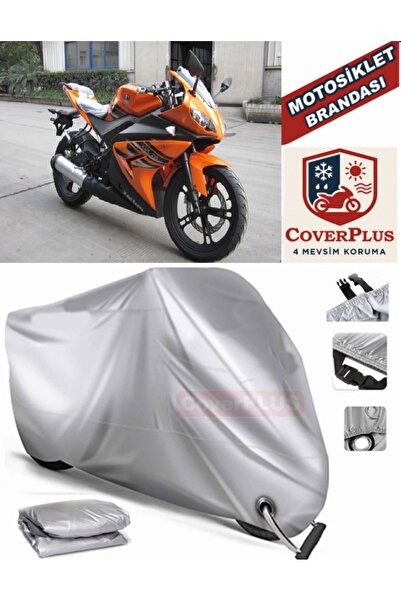 MotoEN Gray Lock Compatible Motor Tarpaulin Kadırga Kdr-250 Motorcycle Tarpau...